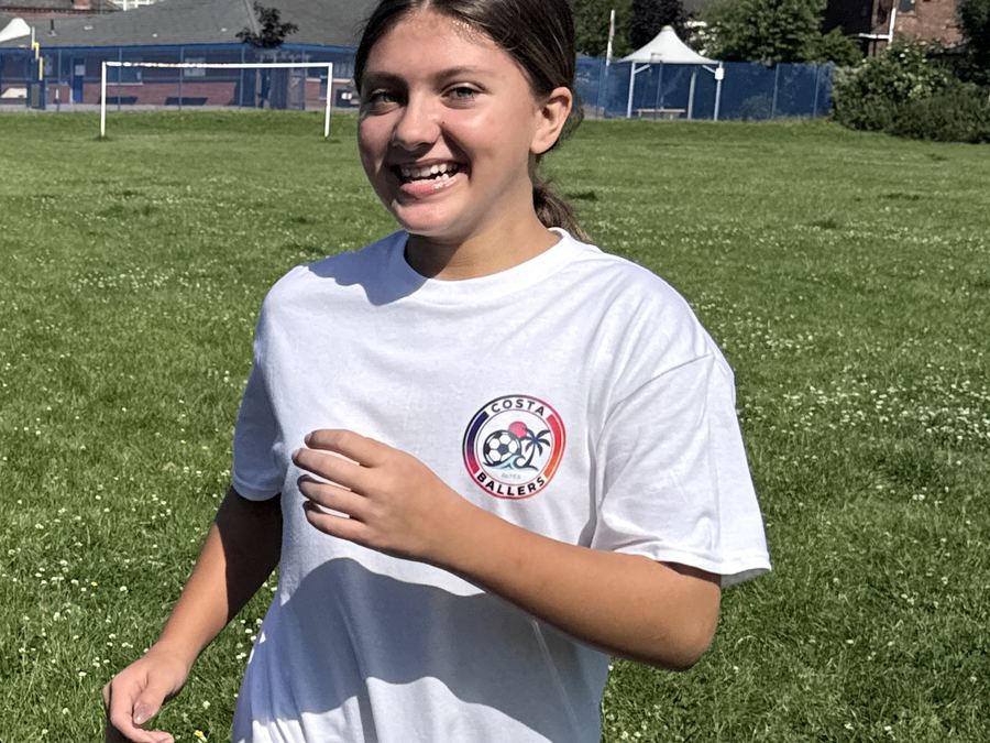 Rising Star Ballers player smiling and ready to train